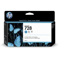 HP 728 130ml Cyan DesignJet Ink Cartridge – F9J67A – Image 1