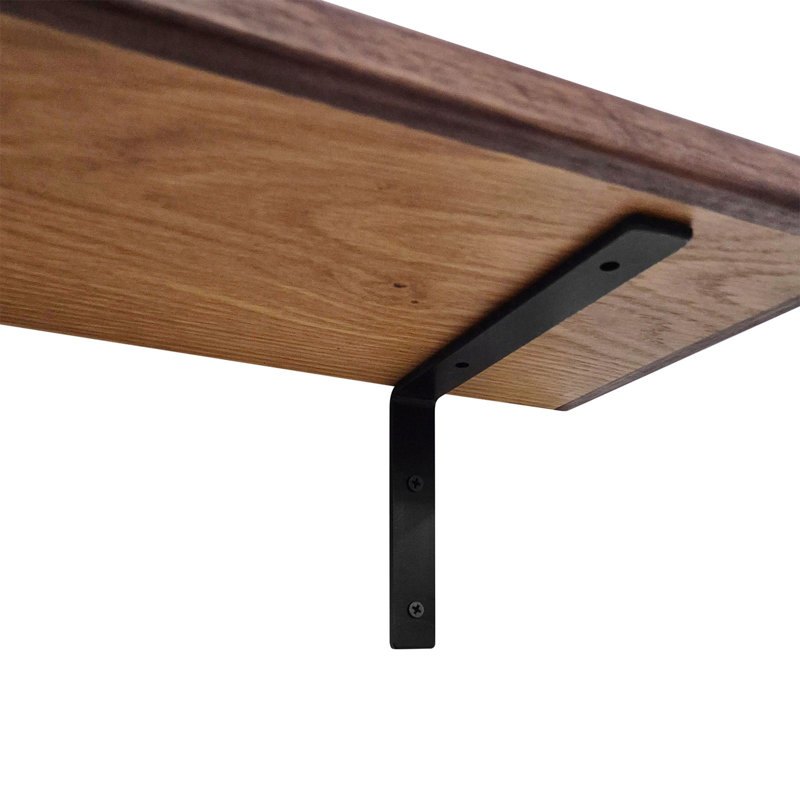 ForgeShelf - Minimal steel. Solid hardwood. Built to elevate any wall. – Image 2