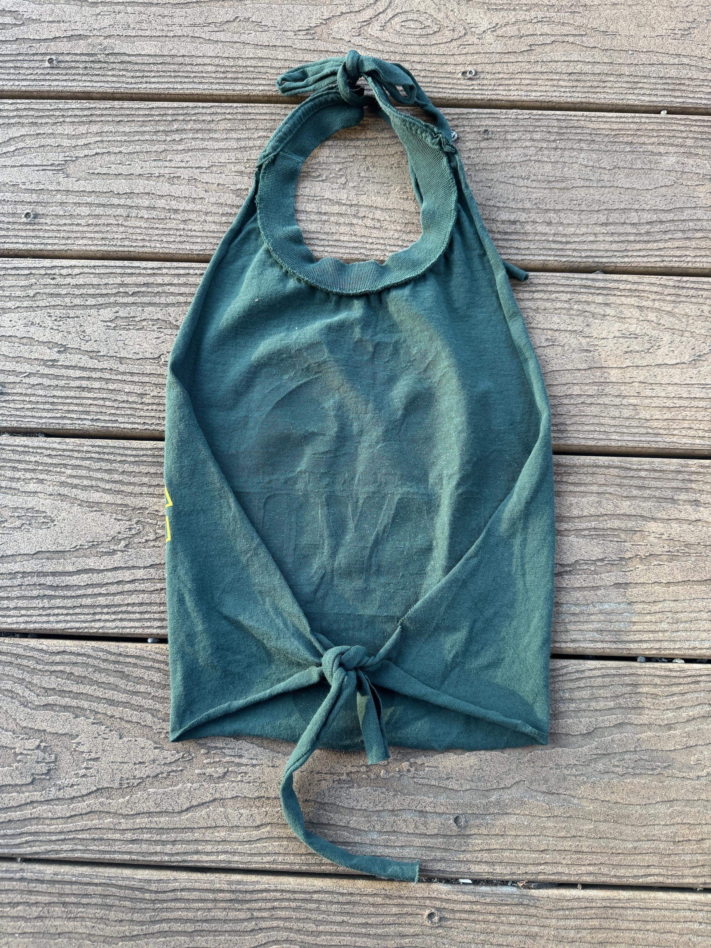 Oregon Ducks  Green Vintage halter top one size – Image 2