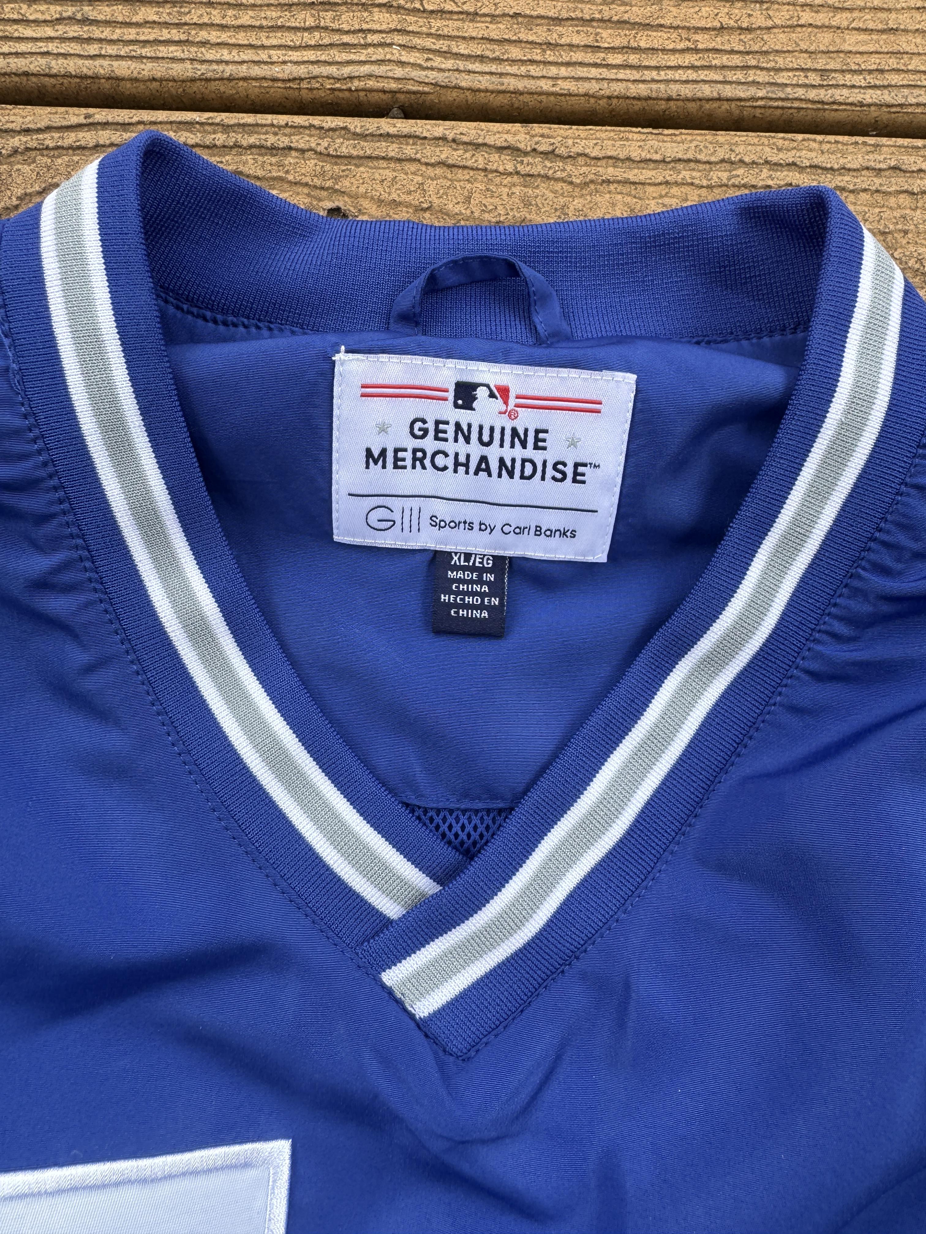 LA Dodgers Windbreaker Cropped Blue Vintage Pullover MLB Baseball SOLD OUT – Image 3
