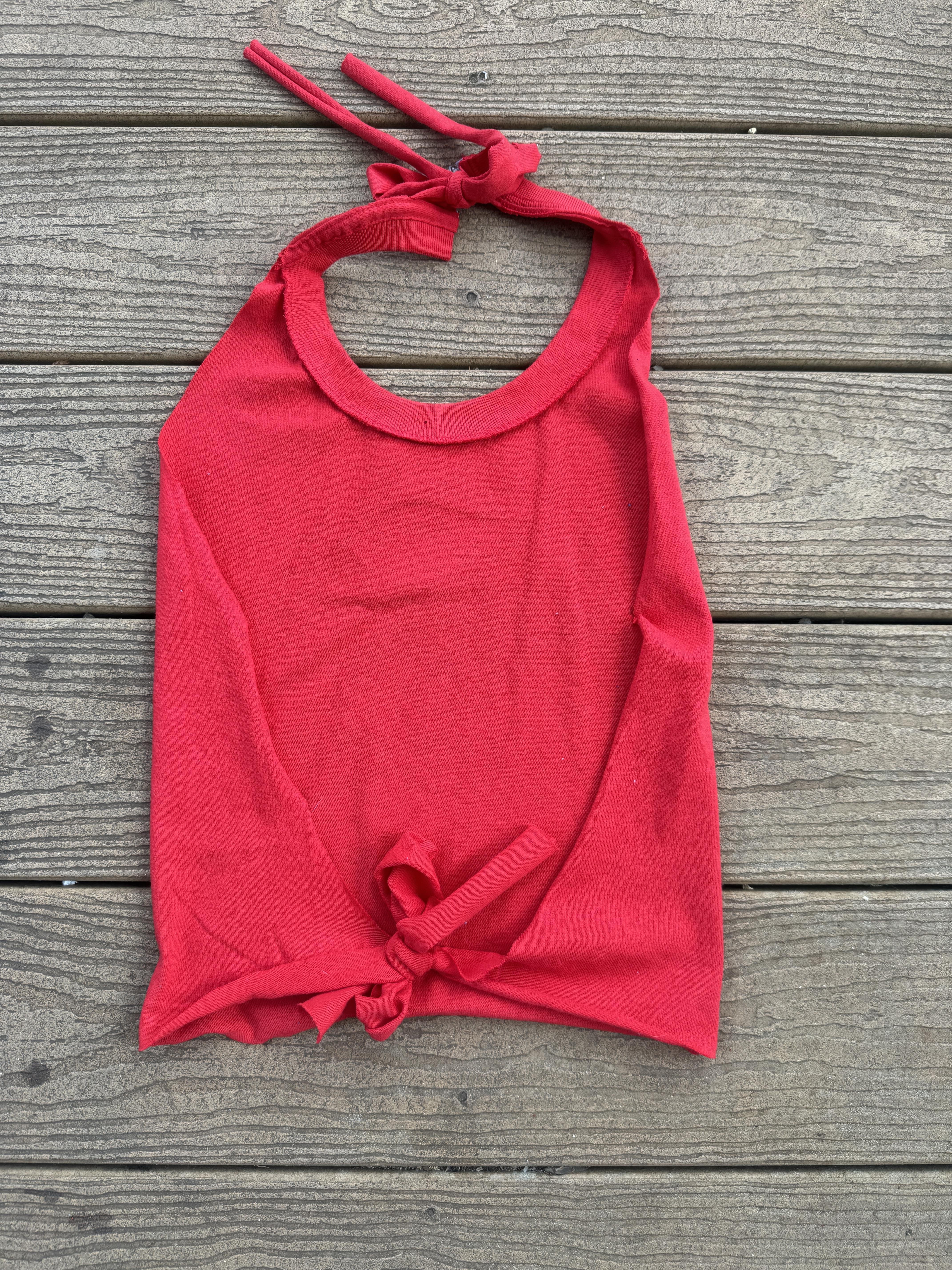 Arizona Cardinals Vintage Reworked Halter Top One Size – Image 2