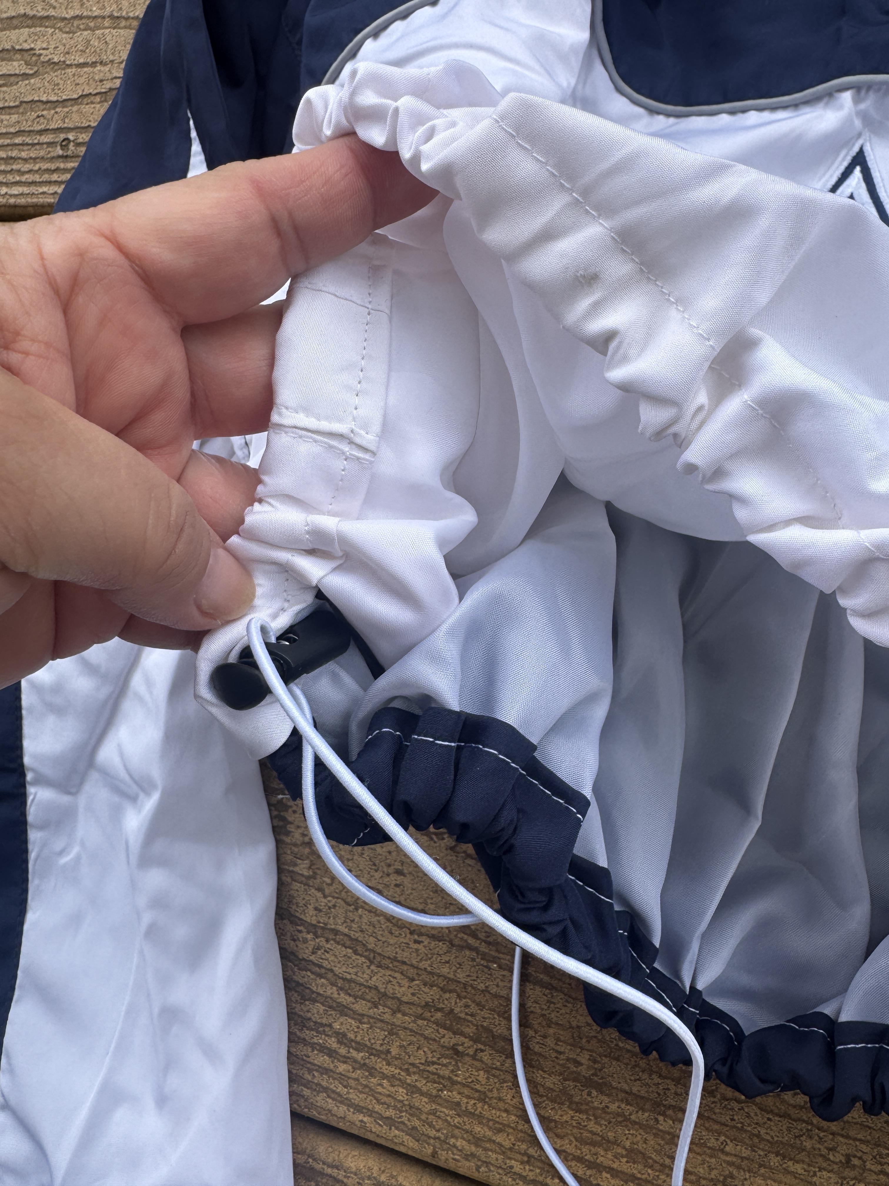 Dallas Cowboys cropped 1/4 zip vintage windbreaker  – Image 4