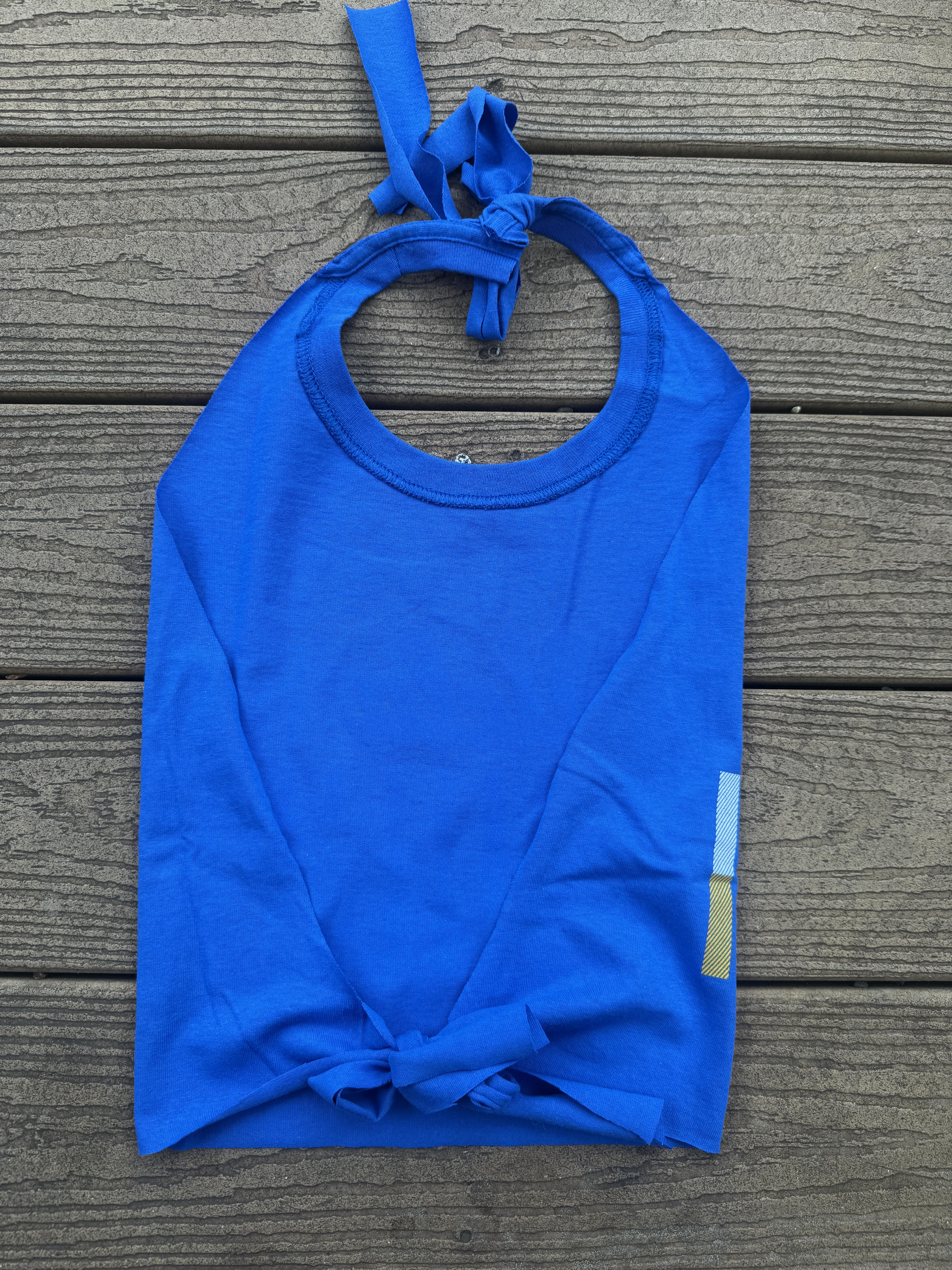  UCLA Bruins Reworked halter top  blue one size – Image 2