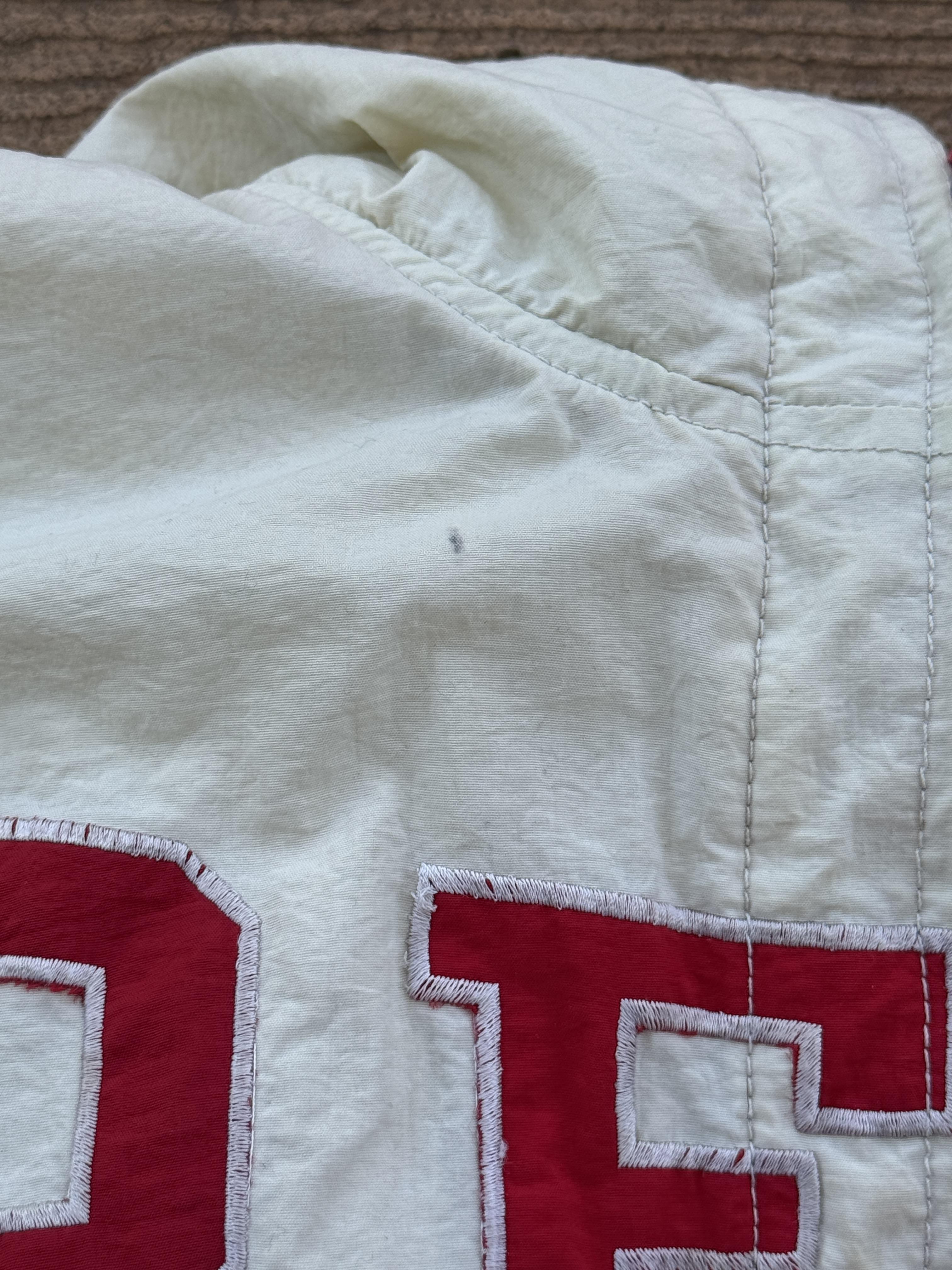 Cincinnatti Reds Vintage Cropped Colorblock Zipped Windbreaker Jacket Large – Image 7