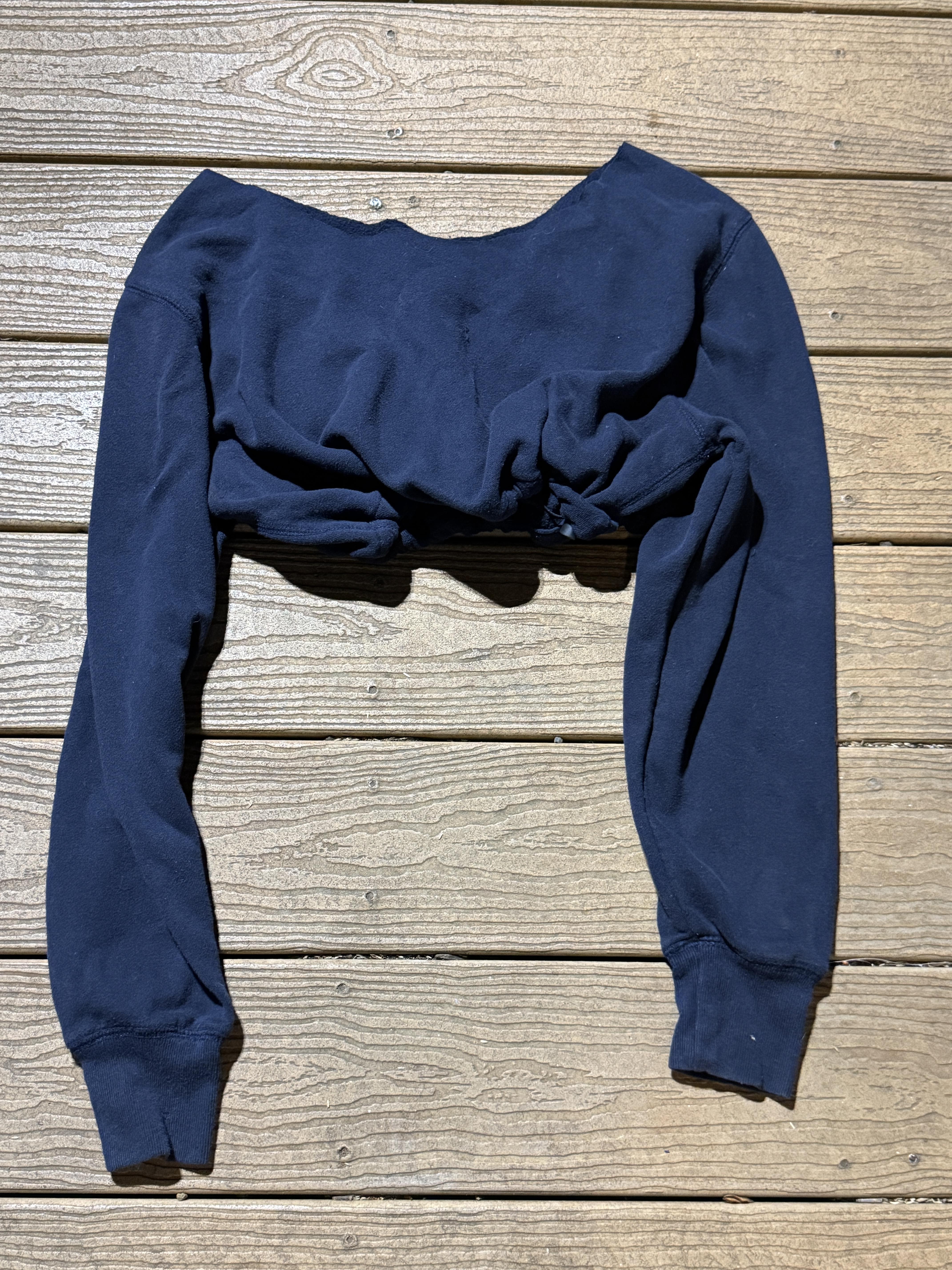 Atlanta Braves Vintage Crop Sweatshirt MLB Small – Image 3