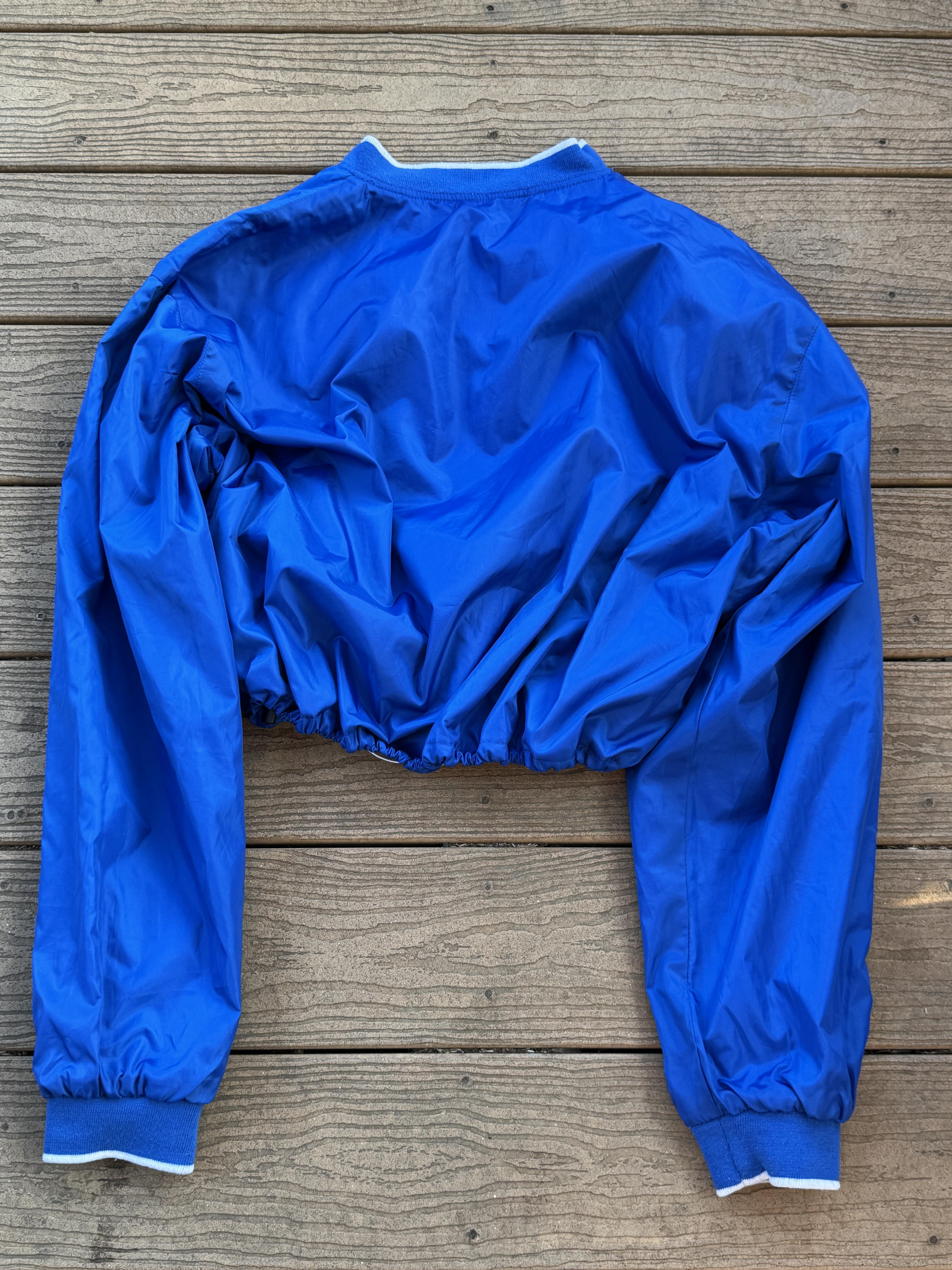Los Angeles Dodgers Reversible Windbreaker Cropped Vintage Pullover MLB Baseball Large – Image 2