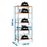 MADERCLICK MEGAPLUS 5/500 AZUL/NARANJA/MADERA – Image 1