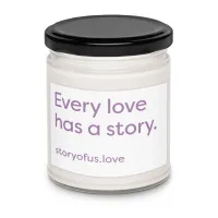 Story of Us Scented Candle – Image 1