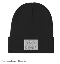 Embroidered Logo Beanie – Image 1