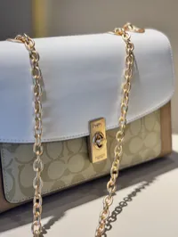 Coach Lane Shoulder Bag Super Master With Package (White) – Image 12