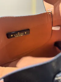Gucci Softbit Textured Leather Tote Super Master (Black) – Image 5