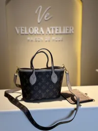 Louis Vuitton Neverfull BB Inside Out Beige Super Master with Package  – Image 3
