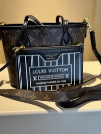 Louis Vuitton Neverfull BB Inside Out Black Super Master with Package – Image 7
