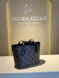 Louis Vuitton Neverfull BB Inside Out Black Super Master with Package – Image 3