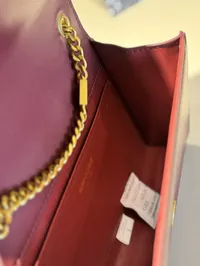 YSL Sunset Super Master Burgundy Bag with Package  – Image 6