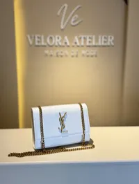 YSL Sunset Super Master White Bag with Package – Image 2