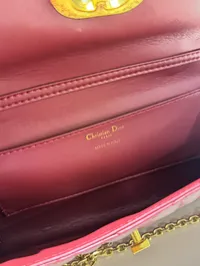 Dior Caro Top Handle Super Master With Package (Burgundy) – Image 4