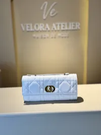 Dior Caro Top Handle Super Master With Package (White) – Image 2