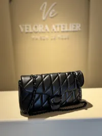 Coach Tabby Shoulder 26 in Black Super Master with Package  – Image 3
