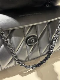 Coach Tabby Shoulder 26 in Black Super Master with Package  – Image 10