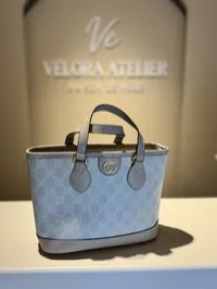 Gucci Ophidia Mini Tote Super Master with Package (Beige) – Image 2