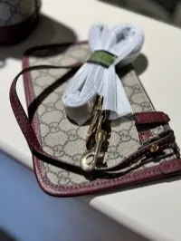 Gucci Ophidia Mini Tote Super Master with Package (Burgundy) – Image 5