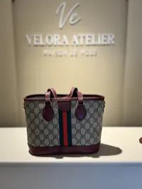Gucci Ophidia Mini Tote Super Master with Package (Burgundy) – Image 7