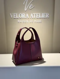 Coach Lana Shoulder Bag Super Master with Package (Burgundy) – Image 6