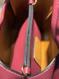Coach Lana Shoulder Bag Super Master with Package (Burgundy) – Image 2