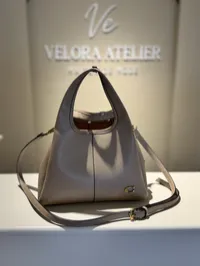 Coach Lana Shoulder Bag Super Master (Stone Brown)  – Image 7