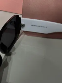 Miu Miu Black & White Sunglasses  – Image 6