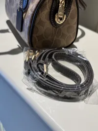 Coach Speedy Super Master with Package Biege & Brown – Image 8