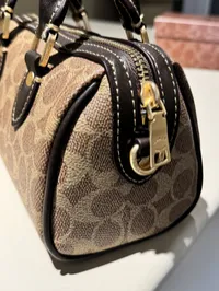 Coach Speedy Super Master with Package Biege & Brown – Image 4