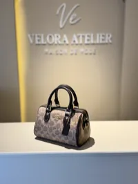 Coach Speedy Super Master with Package Biege & Brown – Image 2