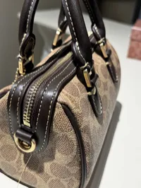 Coach Speedy Super Master with Package Biege & Brown – Image 3