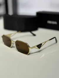 Prada Super Master Sunglasses (Gold & Brown) – Image 1