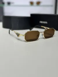 Prada Super Master Sunglasses (Gold & Brown) – Image 2