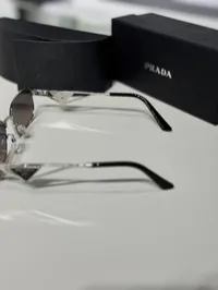 Prada Super Master Sunglasses (Black & Silver) – Image 7