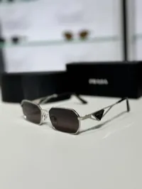 Prada Super Master Sunglasses (Black & Silver) – Image 1