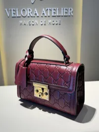 Gucci Padlock Super Master with Package Burgundy – Image 3