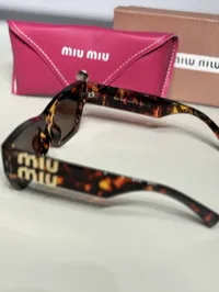 Miu Miu Sunglasses Brown – Image 5