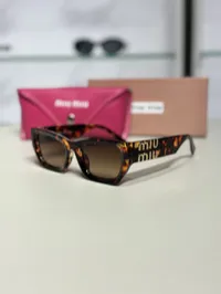 Miu Miu Sunglasses Brown – Image 2