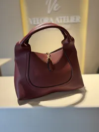 Gucci Softbit Textured Leather Tote Super Master (Burgundy) – Image 7