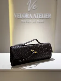 Bottega Veneta Andiamo Clutch Brown  – Image 2