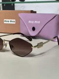 Miu Miu runaway hexagonal brown tinted – Image 4