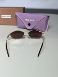 Miu Miu runaway hexagonal brown tinted – Image 5