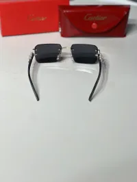 Cartier rimless rectangular sunglasses – Image 5
