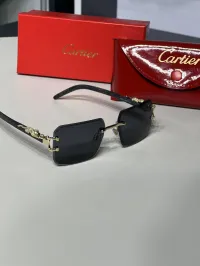 Cartier rimless rectangular sunglasses – Image 6