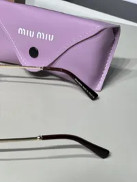 Miu Miu runaway hexagonal brown tinted – Image 6