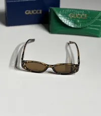 Gucci oval tortoiseshell-Brown tinted – Image 5